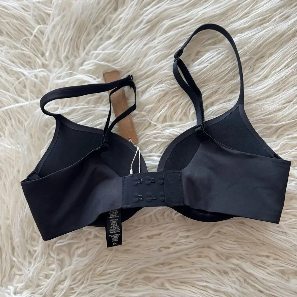 Skims Ultimate Push up Plunge Bra Onyx Size 30C - Picture 6 of 7